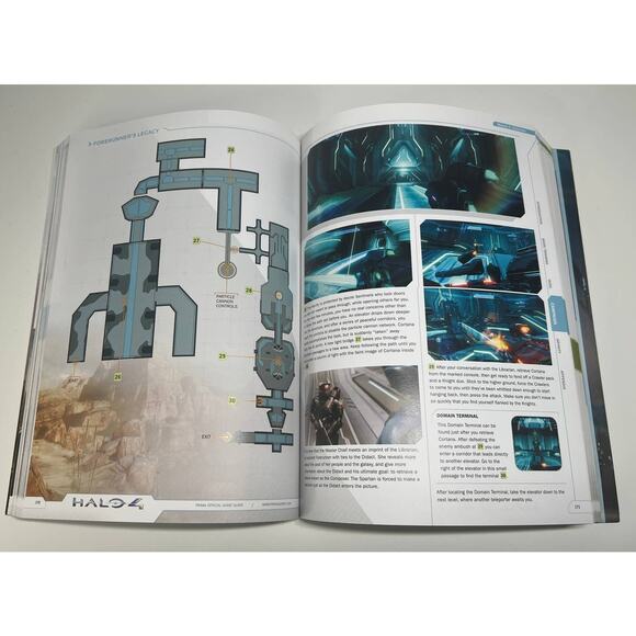 Halo 4 XBox 360 Game + Halo 4 Official Game Guide Prima Microsoft Studios - Picture 6 of 8